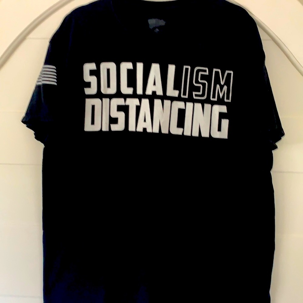 Socialism Distancing patriot tee